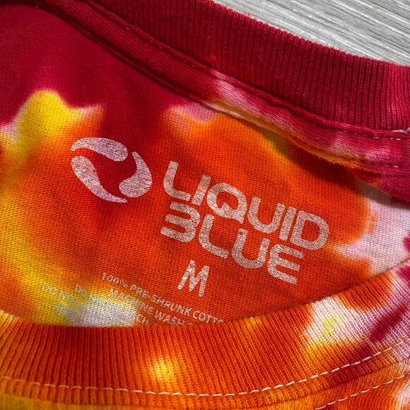 Liquid Blue Grateful Dead Bay Area Beloved 1997 Reprint Tie Dye Tee Size Medium - Picture 5 of 7